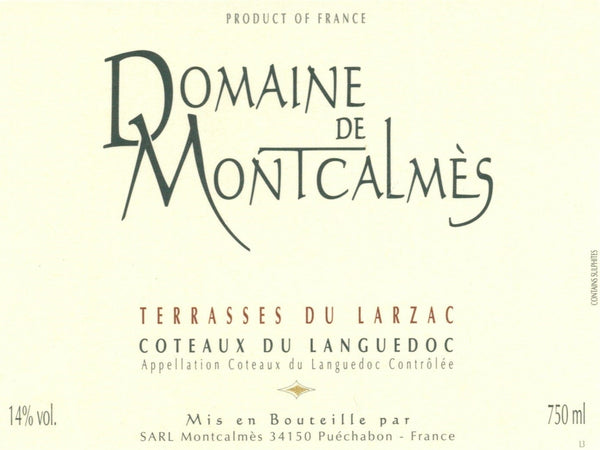 Domaine de Montcalmès - Terrasses du Larzac 2018