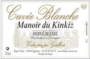 Manoir du Kinkiz - Cidre -  "Cuvee Blanche"