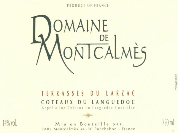 Domaine de Montcalmès - Terrasses du Larzac 2015