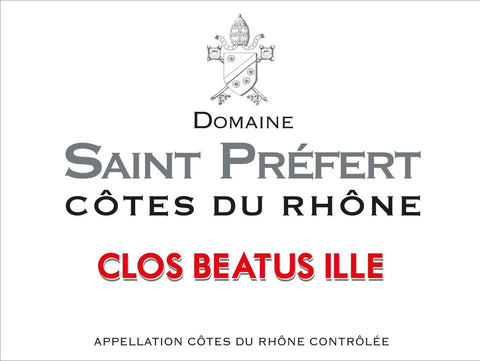 Domaine Saint Préfert - Côtes du Rhône – “Clos Beatus Ille” Rouge 2018