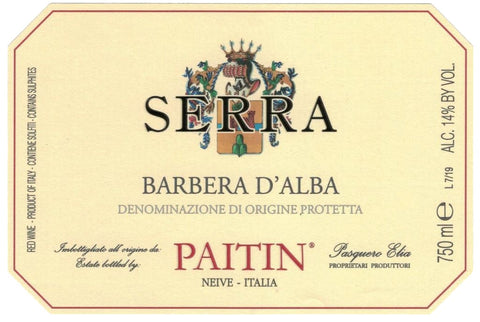 Paitin - Barbera d'Alba "Serra" 2020